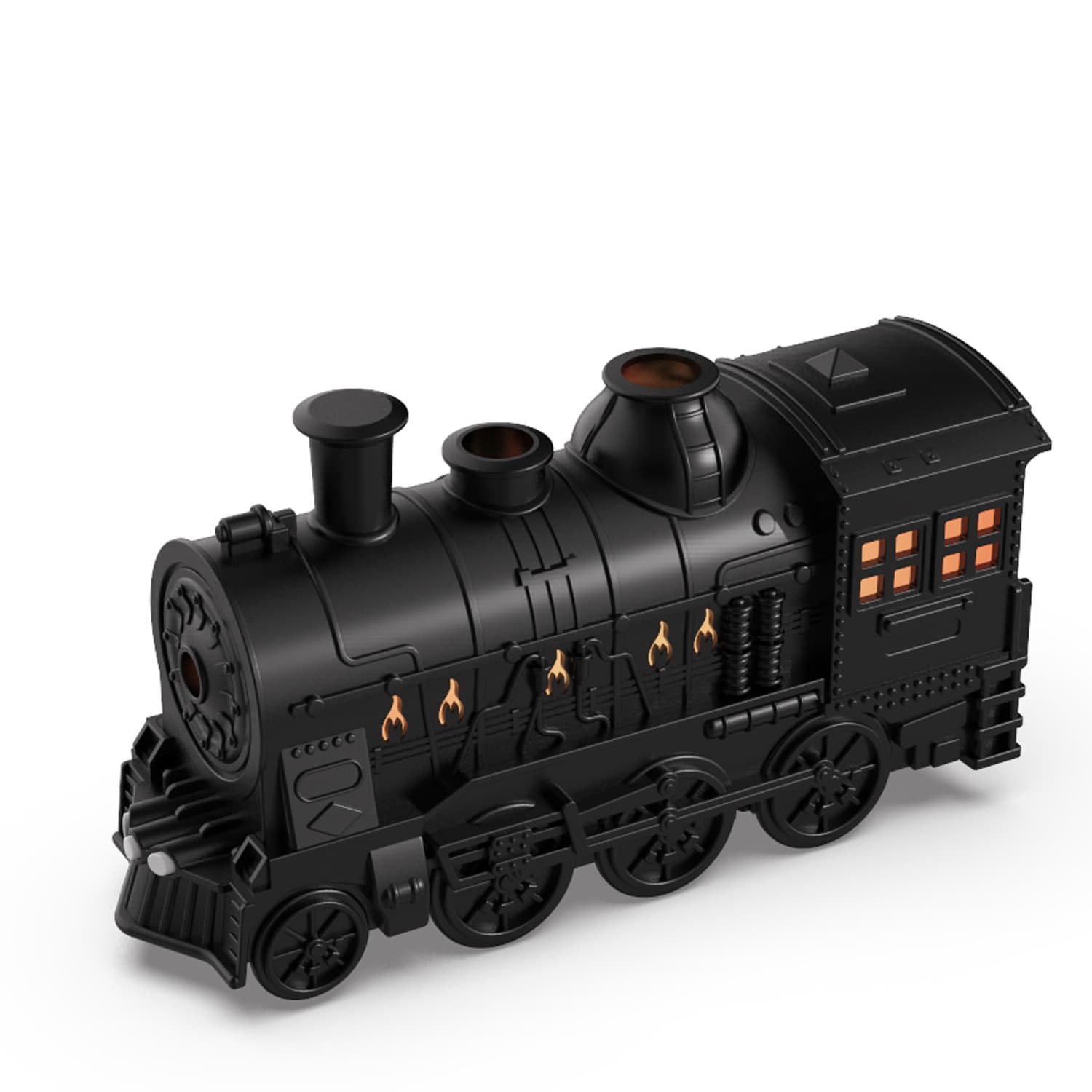 Train Shape Aromatherapy Diffuser Desktop Essential Oils Difusor Smok…